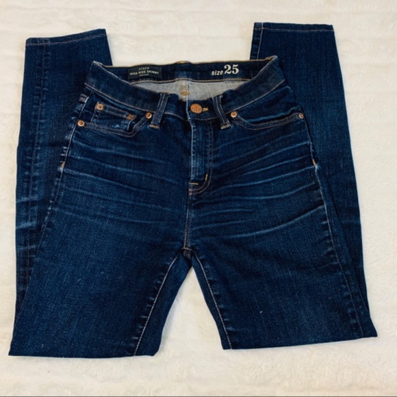 J. Crew Denim - J.Crew HighRise Skinny Jean Dark Wash 25